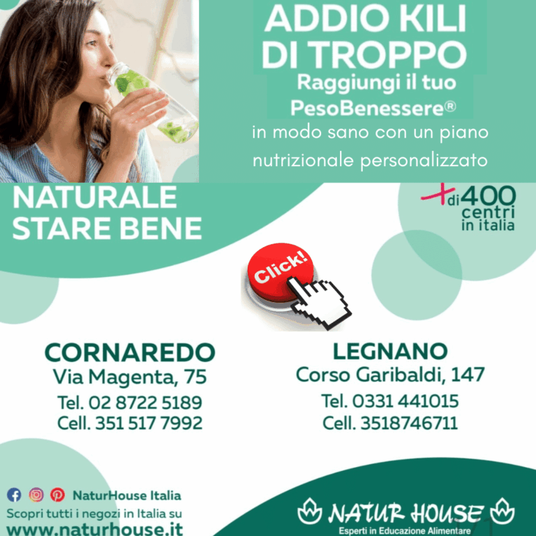I consigli per tornare in forma della Dott.sa Cristina Bianchi di NaturHouse Cornaredo – Legnano