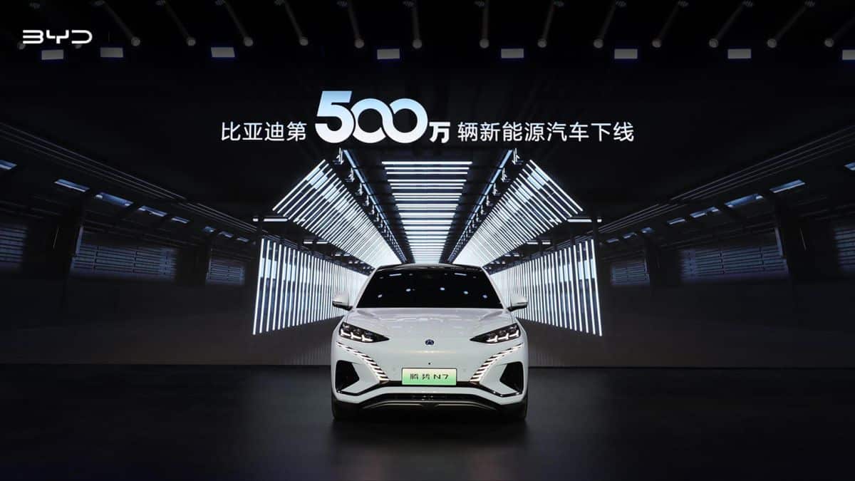 Byd ha prodotto il 5 milionesimo veicolo a nuova energia