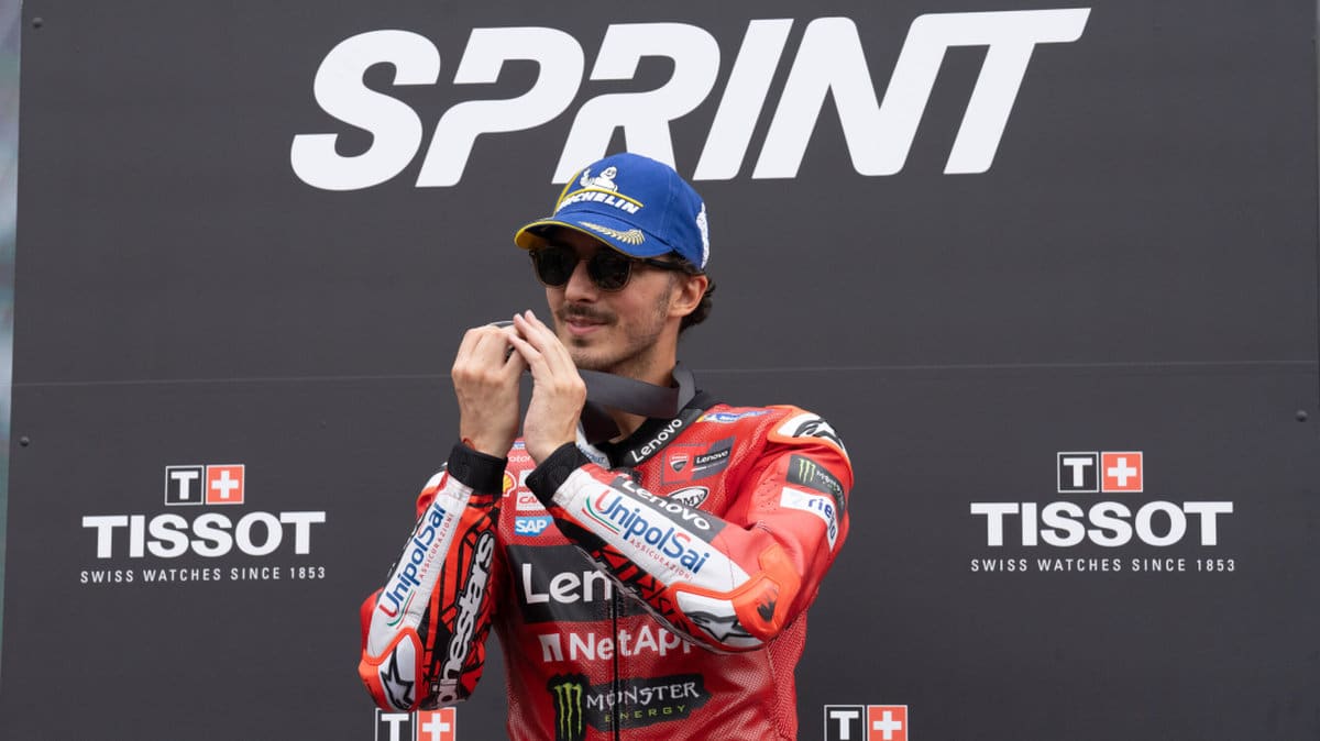 Bagnaia a Misano dopo l’ok dei medici: “Sono stato fortunato”