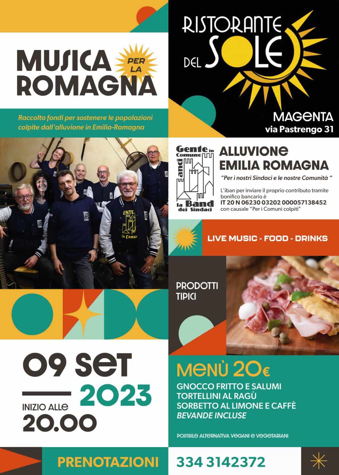 Il Prof.  Sergio Garavaglia non si ferma più: band dei Sindaci per la Romagna sempre in campo, adesso anche il teatro