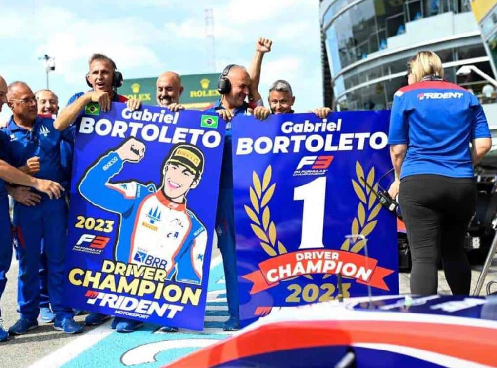 Arriva ad Ossona il titolo mondiale di Gabriel Bortoleto, brasiliano che corre per la Trident