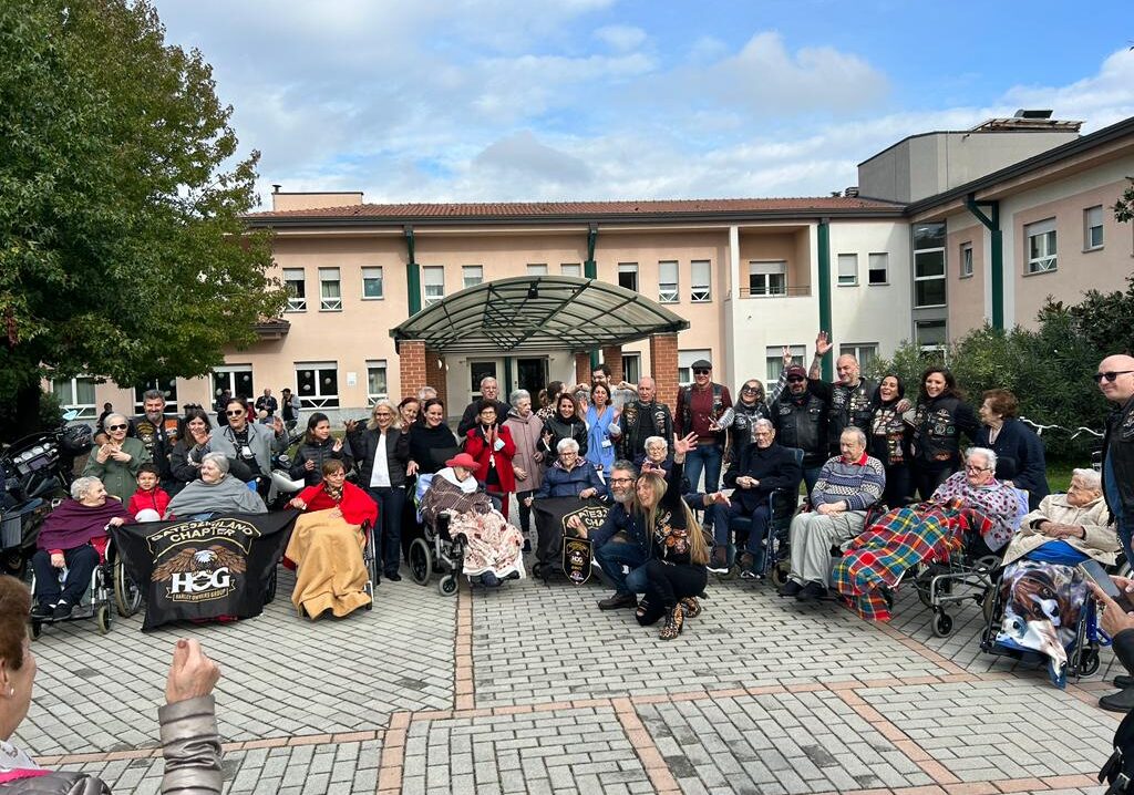 A Cologno il rombo dei biker arriva in Casa Famiglia