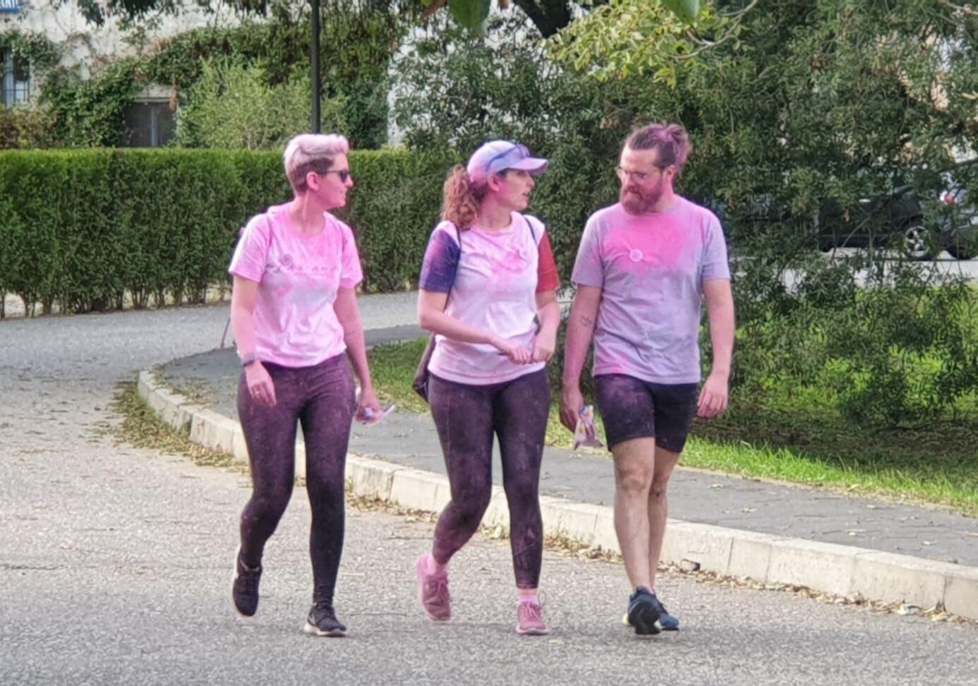 Buona la prima a Robecco per la Pink Color Run della Croce Bianca Magenta: obiettivo comune fare prevenzione