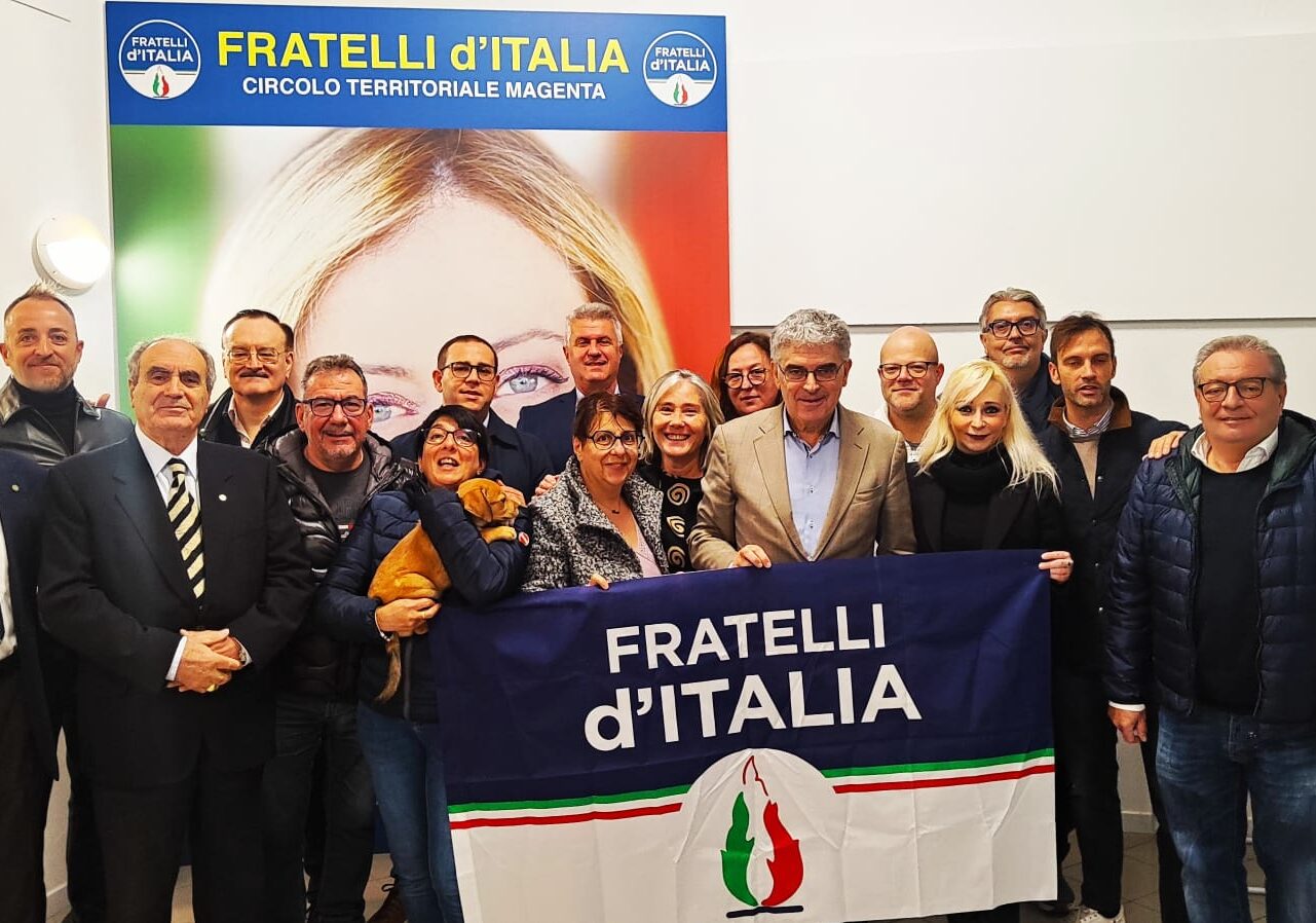 Magenta, aperta la nuova sede territoriale di Fratelli d’Italia