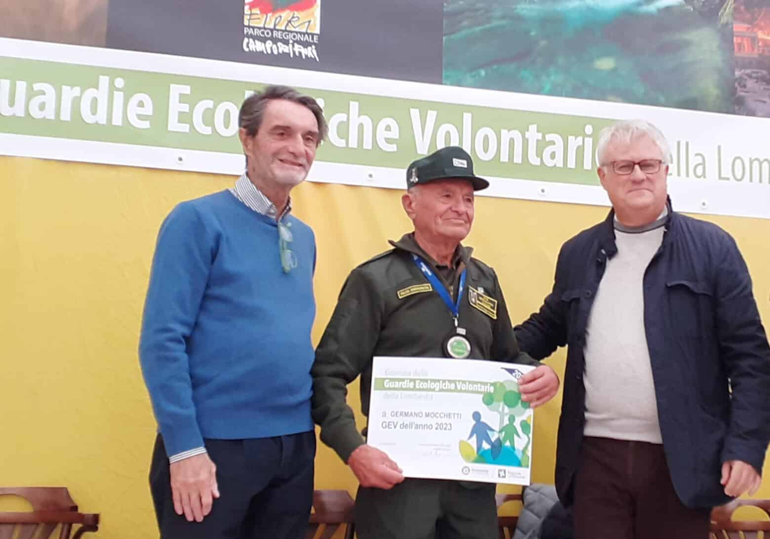 Guardie Ecologiche Volontarie di Città Metropolitana premiate da Regione Lombardia