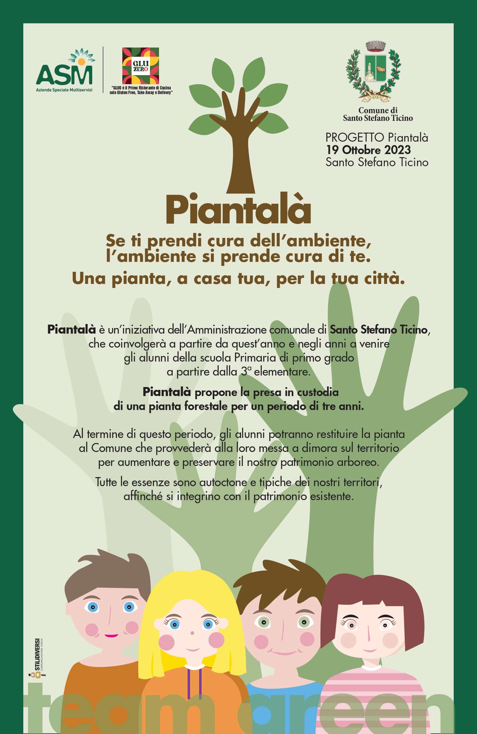 Santo Stefano: il 19 ottobre Piantalà, una campagna a misura di ambiente e di bambini