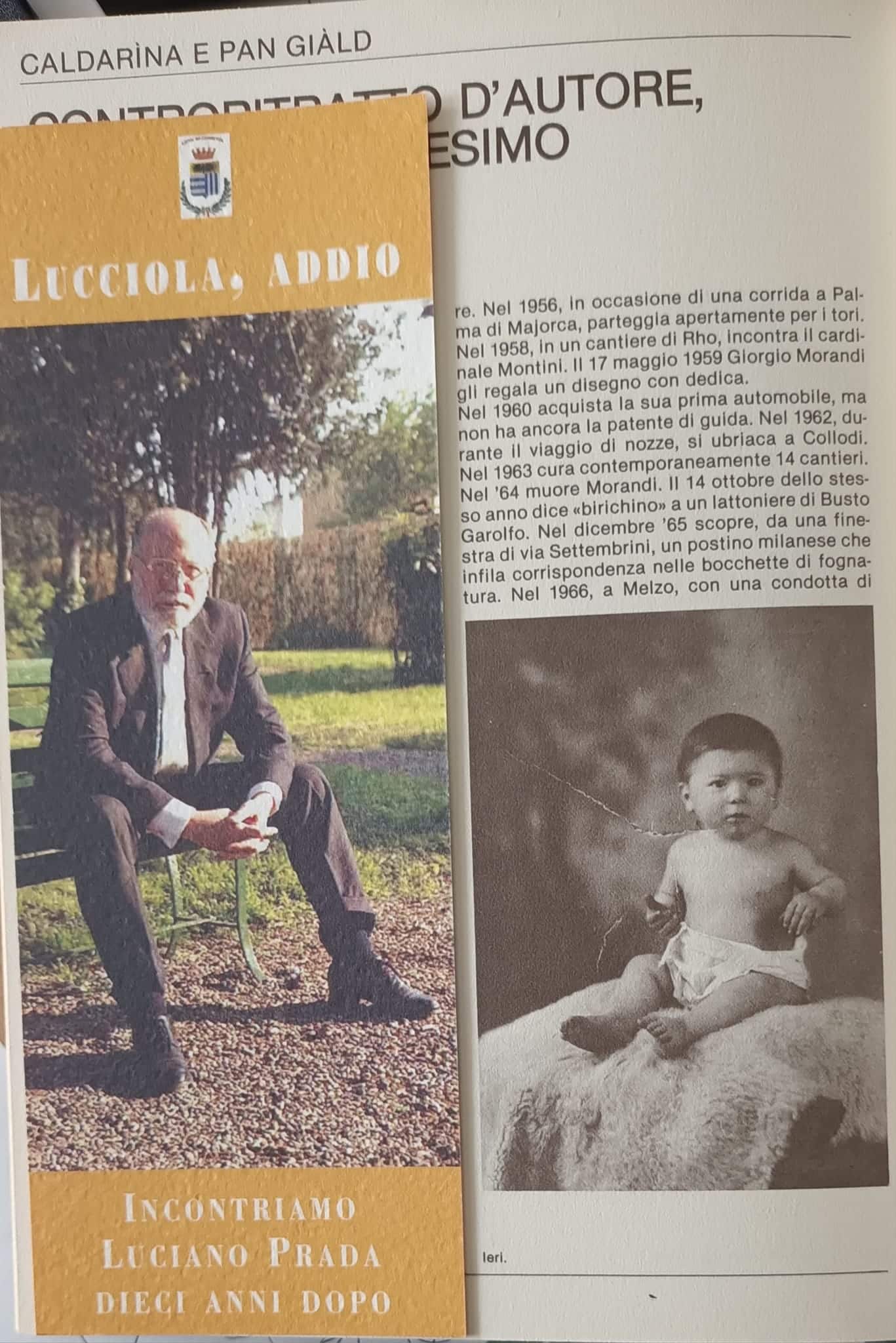 Sulla grandezza di Luciano Prada da Corbetta e di Caldarina e pan giald