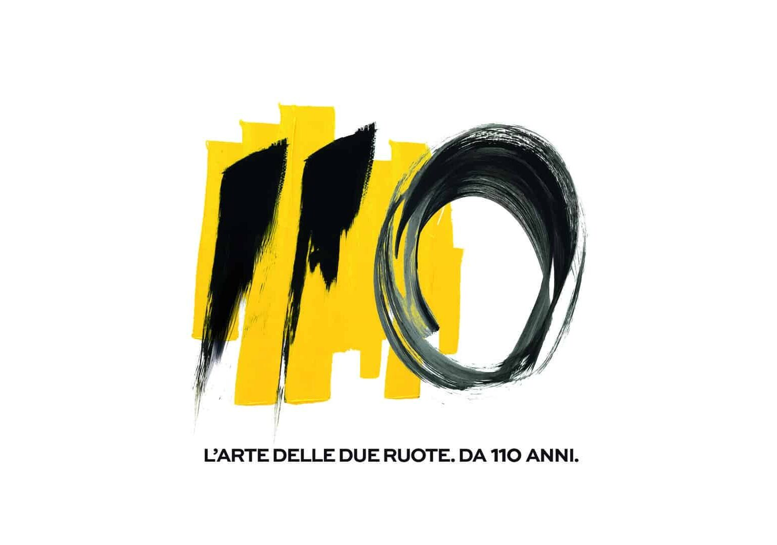 Un logo celebrativo per i 110 anni di EICMA, che chiude oggi un’edizione di grande successo