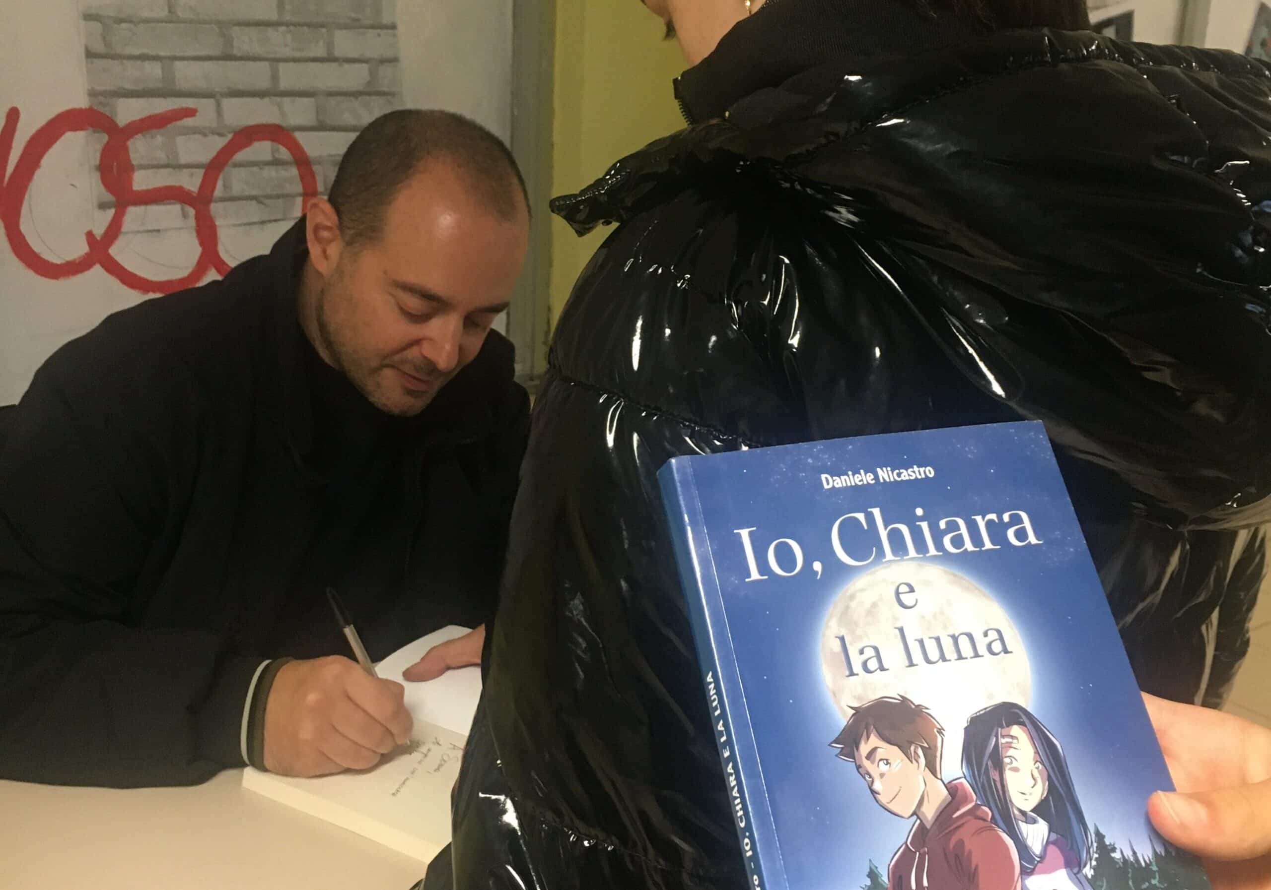 Giornata della Gentilezza con “Io, Chiara e la luna” Le classi quinte dell’IC Carlo Fontana incontrano l’autore