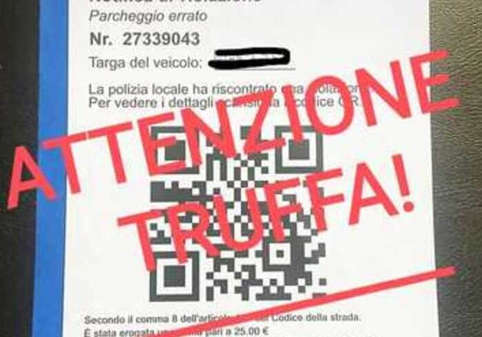 Finta multa con QR code sul vetro: dopo Abbiategrasso, succede a Milano..
