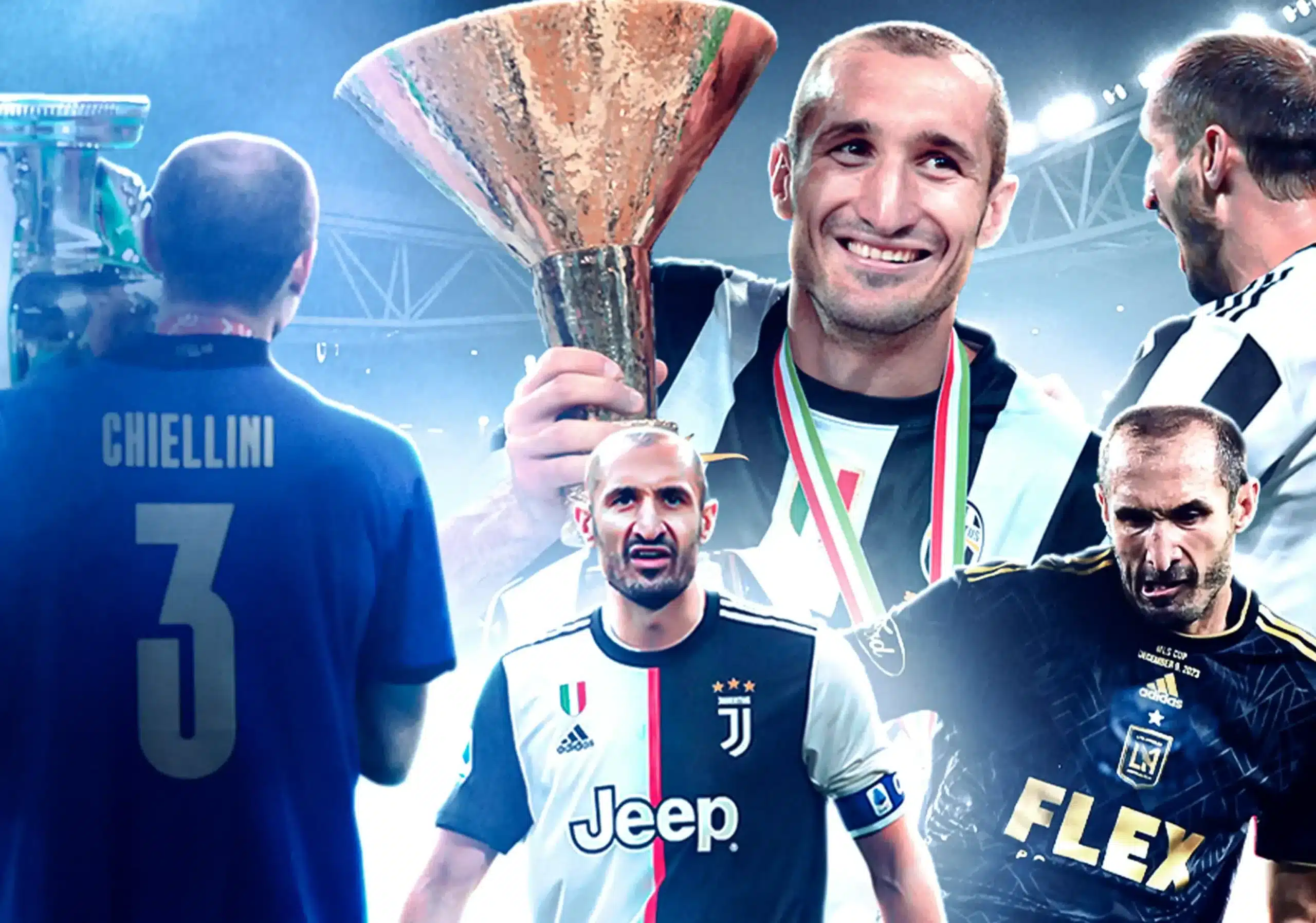 Faccia da  Giorgio Chiellini!  Gladiatore in campo, animo gentile fuori dal rettangolo di gioco