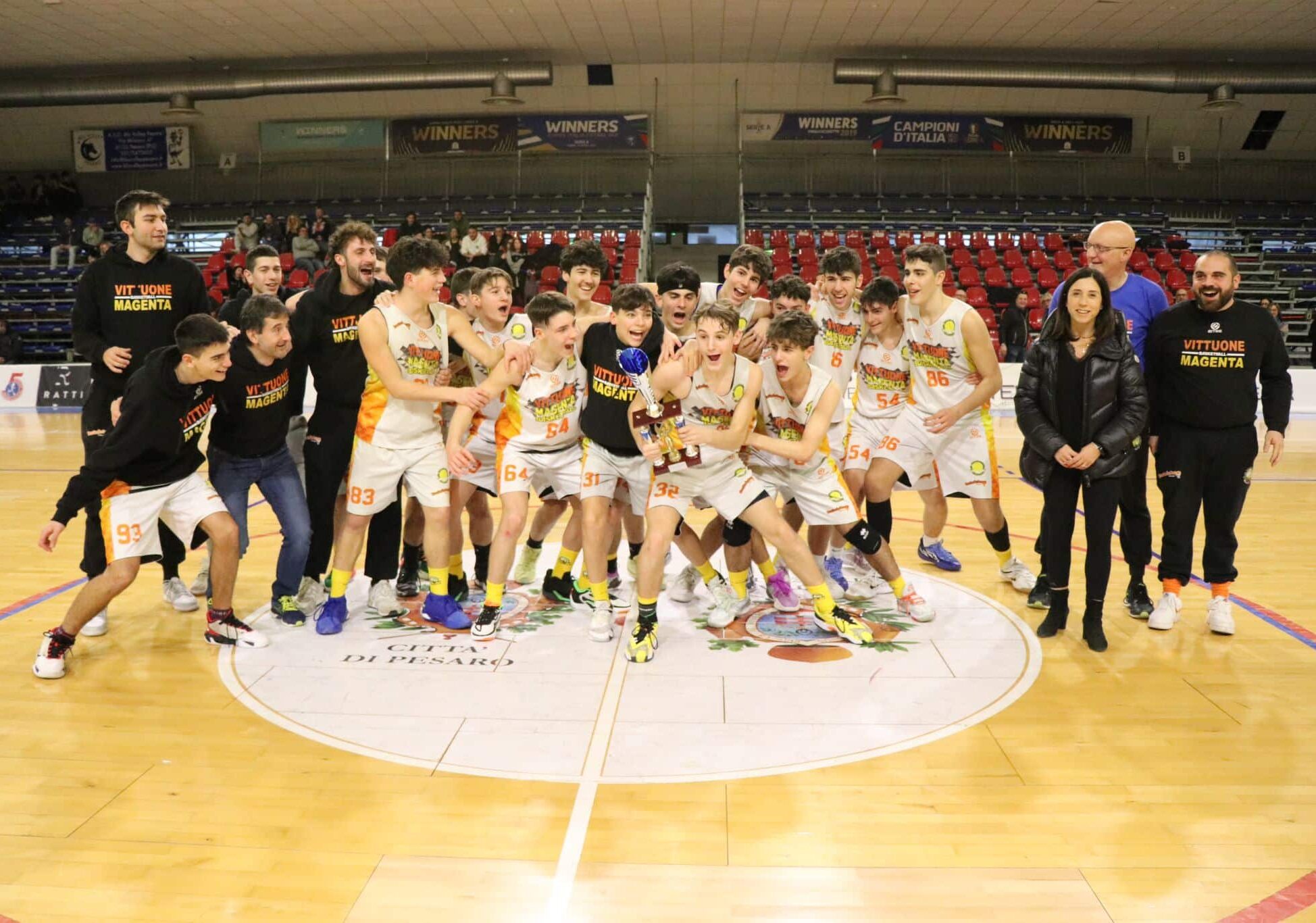 Basket Magenta, al torneo di Natale “Ciao Rudy” a Pesaro vittoria per gli Under 17
