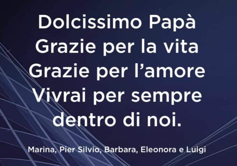 ‘Silvio Berlusconi è quello che Carlo De Benedetti non è mai riuscito ad essere’. Marina dixit. Punto e a capo.
