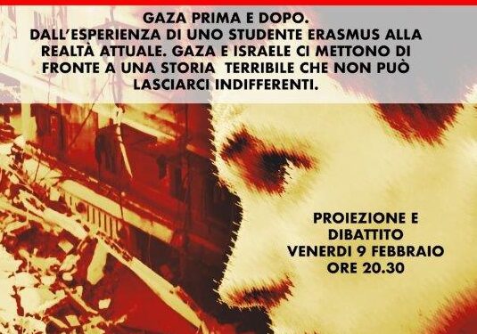 Cineforum a Garbagnate, una serata dedicata al pluripremiato documentario“Erasmus in Gaza”