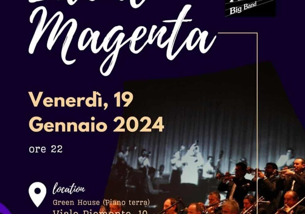 Ideal Magenta, il 19 gennaio concerto con la Maxentia Big Band