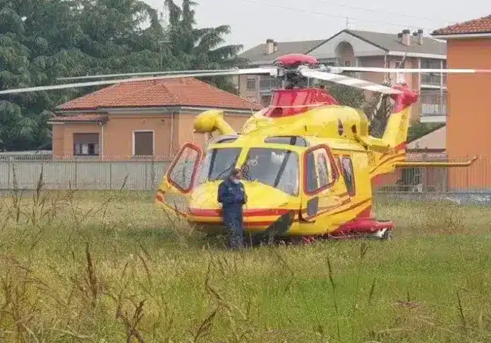 Malore per una bambina ad Arconate, trasferita con l’elisoccorso a Bergamo in condizioni gravissime