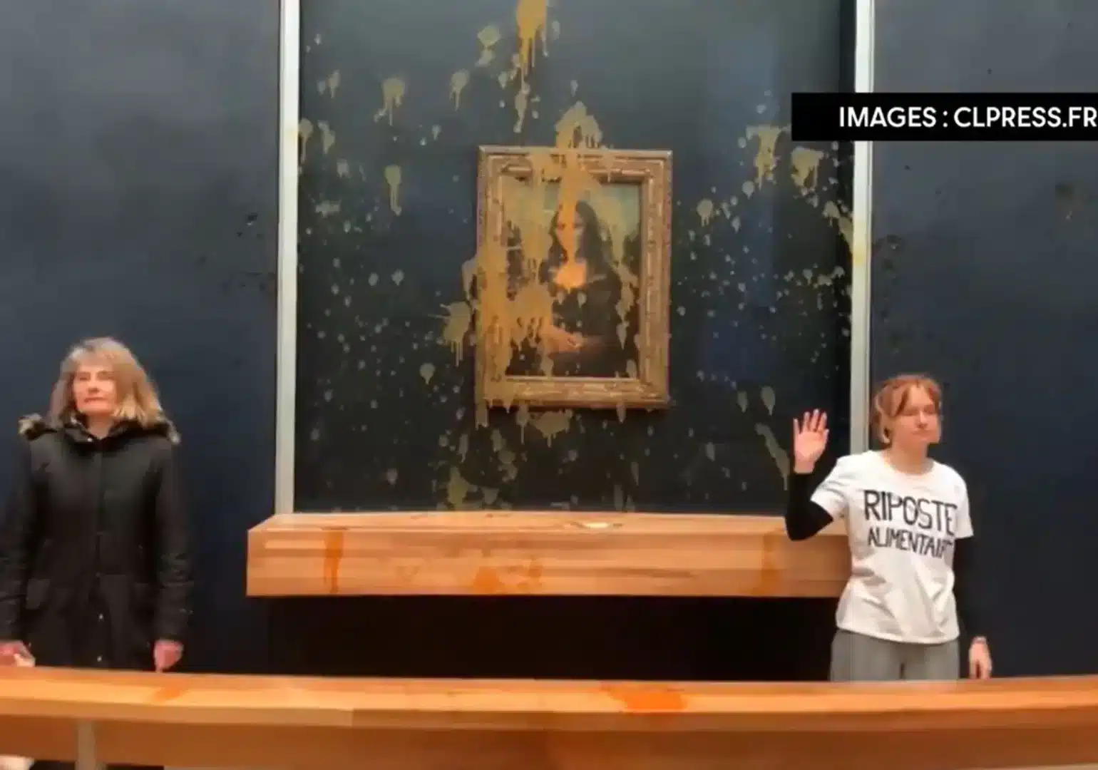 Ambientalisti radicali sempre più scemi. Offesa (ma non danneggiata) la Gioconda