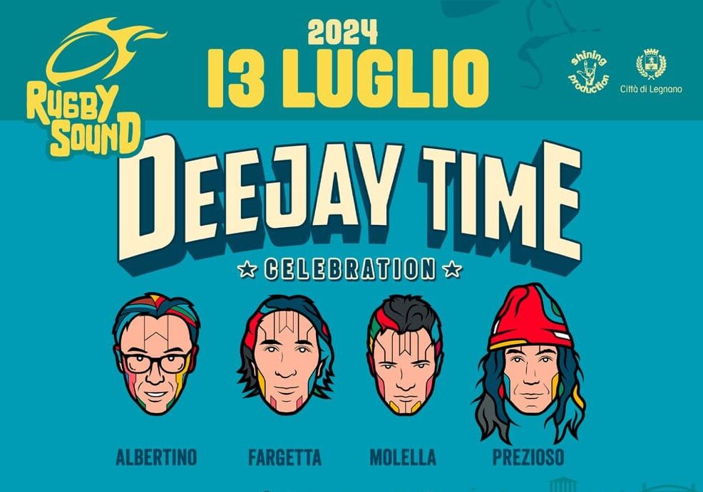 Rugby Sound: il 13 luglio Albertino, Fargetta.. e Deejay Time
