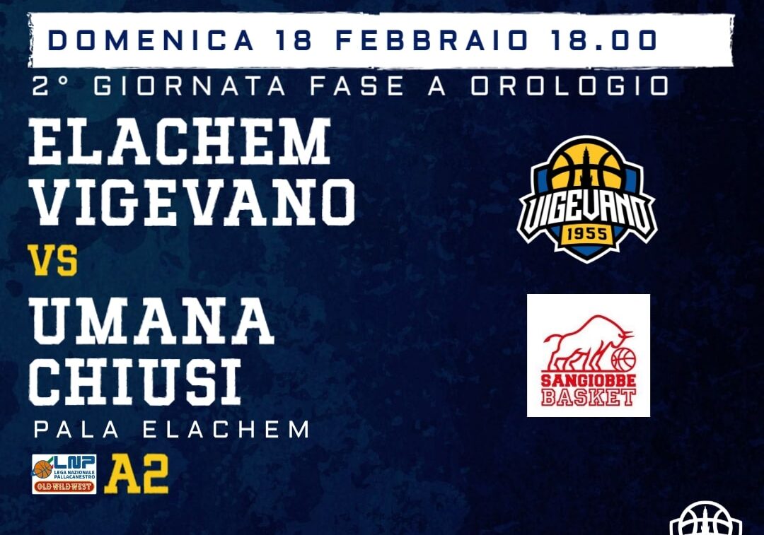 Basket A2, Vigevano sfida Chiusi