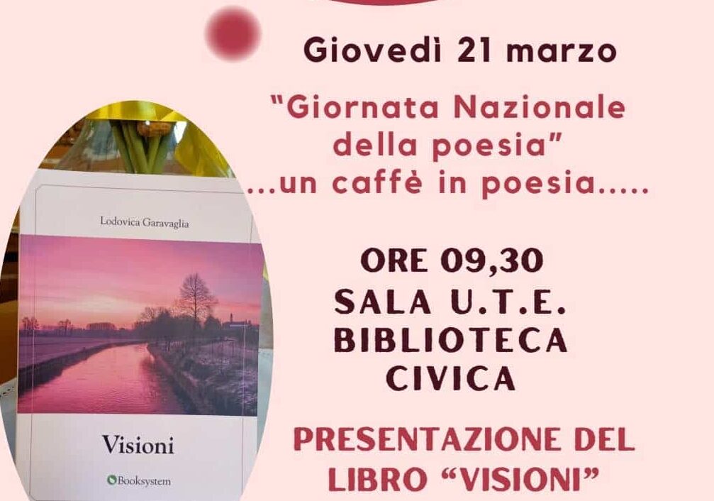 Giovedì 21 la Giornata Nazionale della Poesia in biblioteca a Trecate