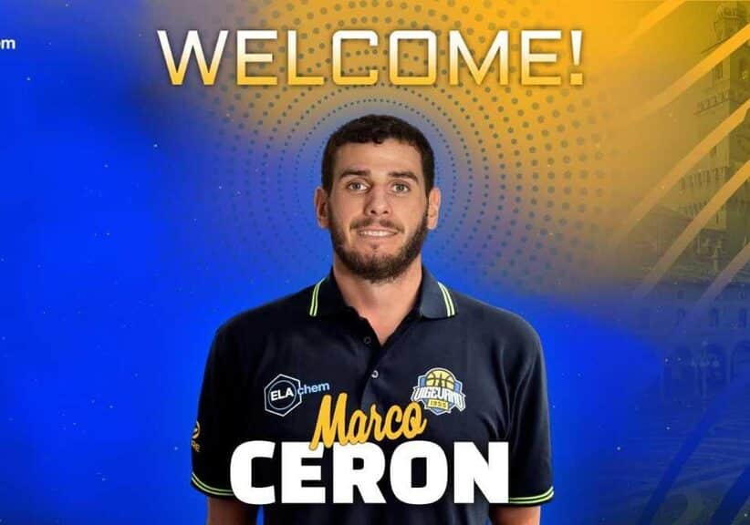 Basket. Vigevano 1955 tessera Marco Ceron fino alla fine della stagione