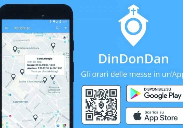 “DinDonDan”, l’App delle messe creata da 4 giovani milanesi raggiunge 400mila utenti
