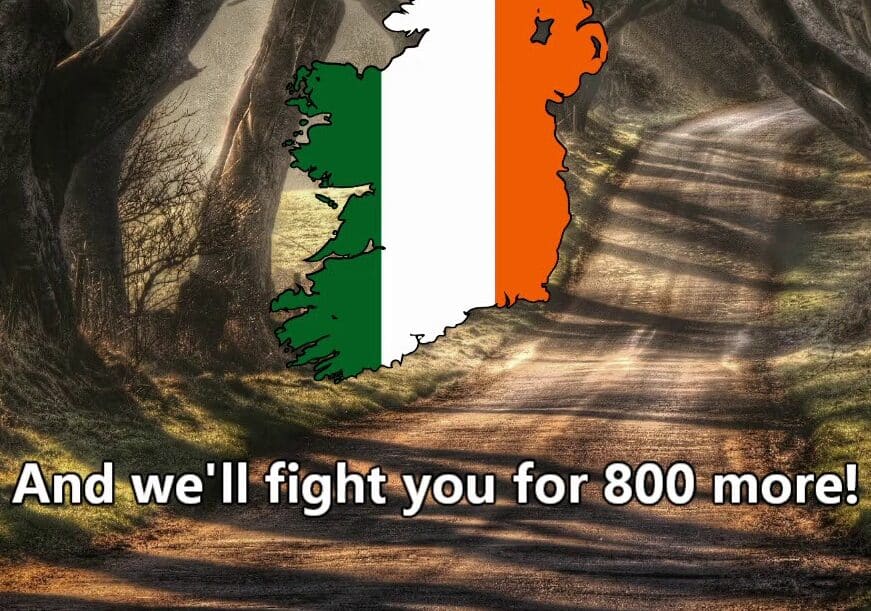 Rugby: Irlanda Inghilterra, molto più di una partita.. Go on home british soldiers!