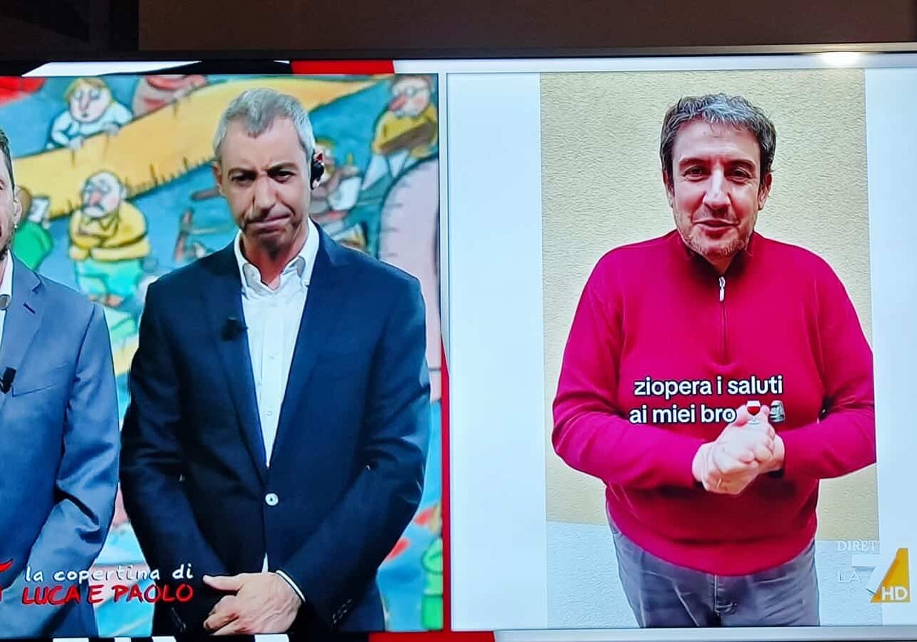 ‘Ciao bro’: Marco Ballarini in prima serata su La7 a Dimartedì.. Luca e Paolo ironizzano su Tik Tok