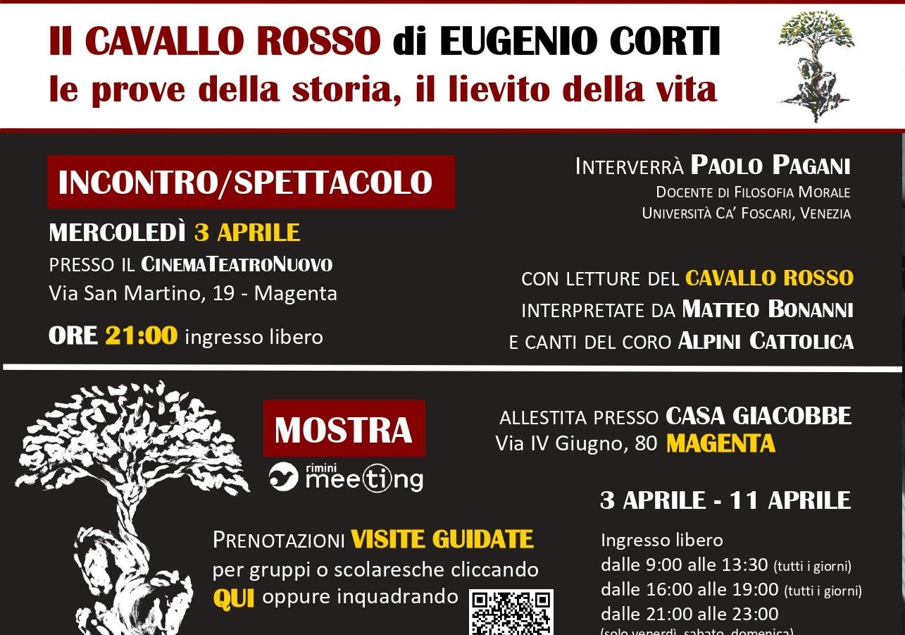 Eugenio Corti e il Cavallo Rosso a Magenta: dal 3 aprile, evento da non perdere