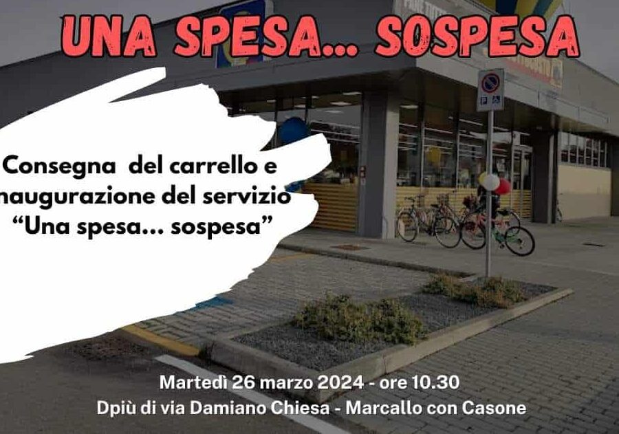 Arriva a Marcallo con Casone “Una spesa… sospesa”