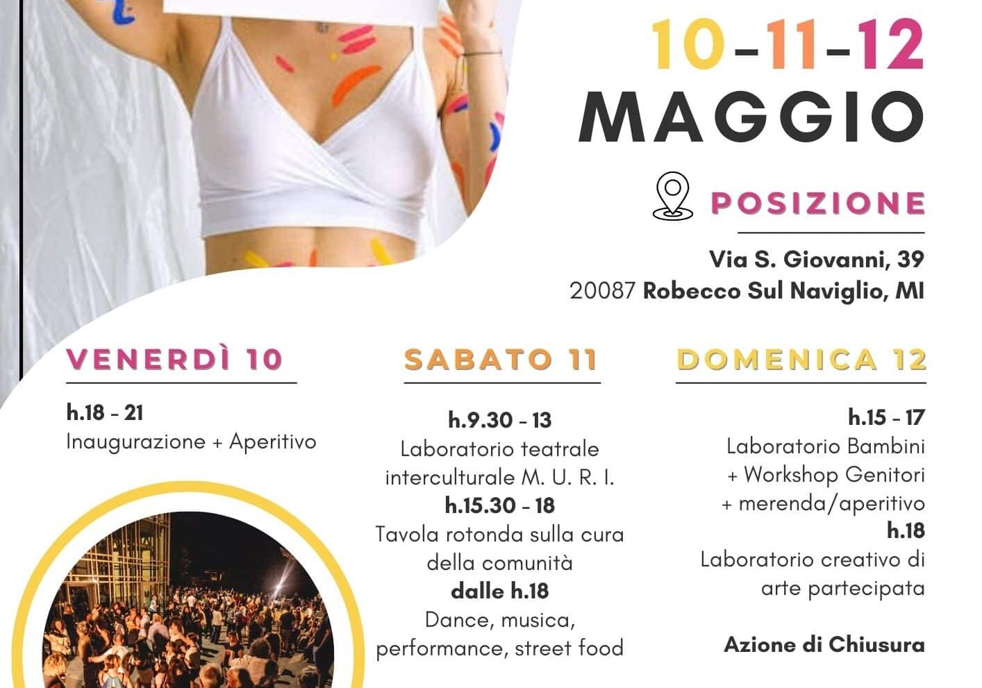 “La creatività crea cura”. Appuntamento a Robecco con ‘La Casa delle culture’