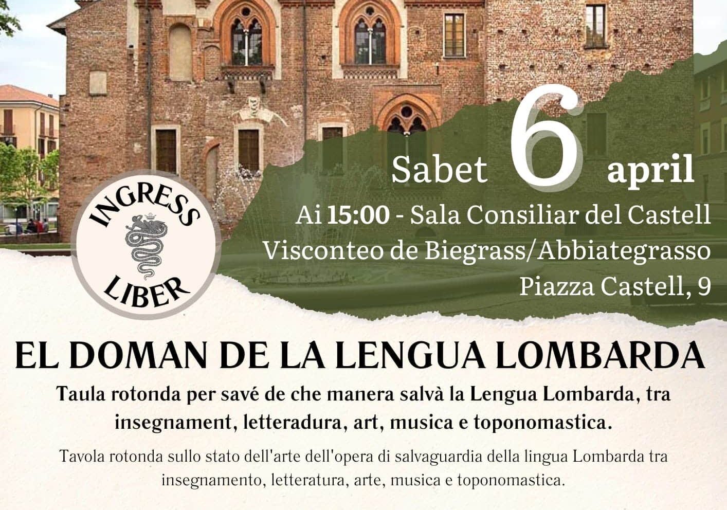A Bià con Terra Insubre un convegno sul futuro della lingua lombarda
