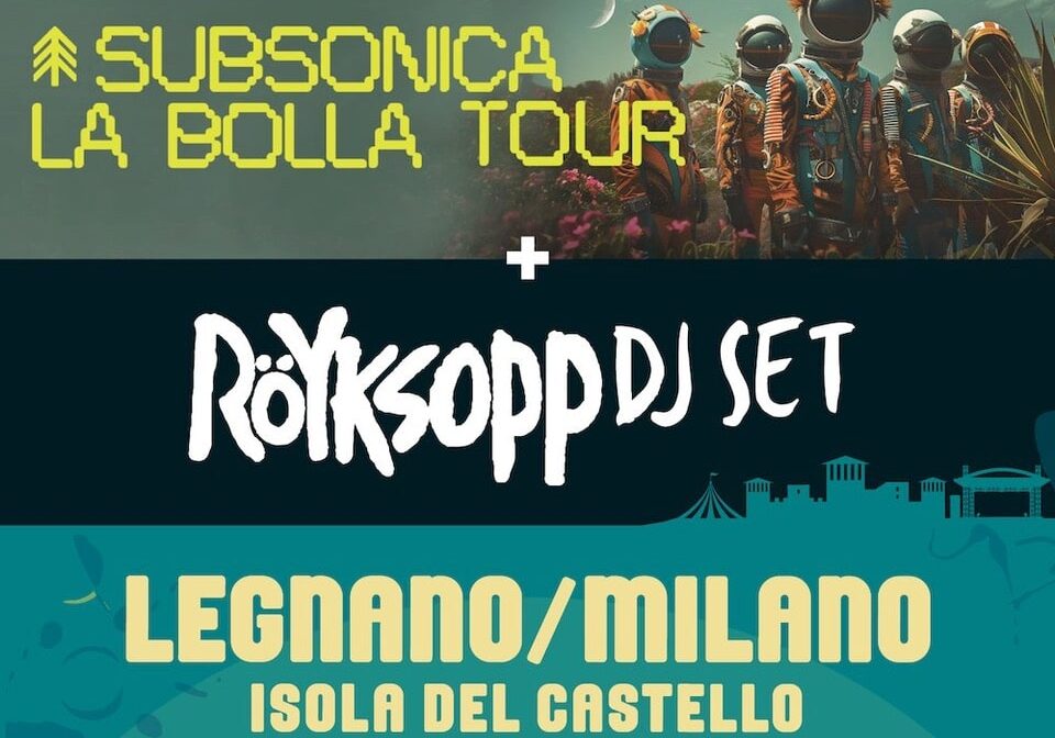 Legnano: il 27 giugno i Subsonica salgono sul palco del Rugby Sound Festival 2024
