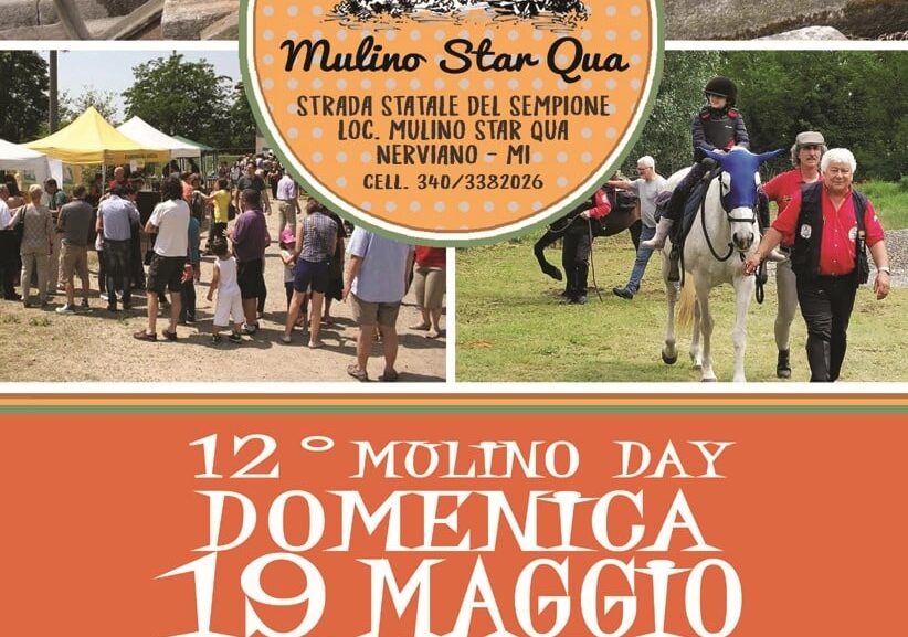 Mulino Day 2024 al “Mulino Star Qua” di Nerviano: appuntamento domenica 19 maggio