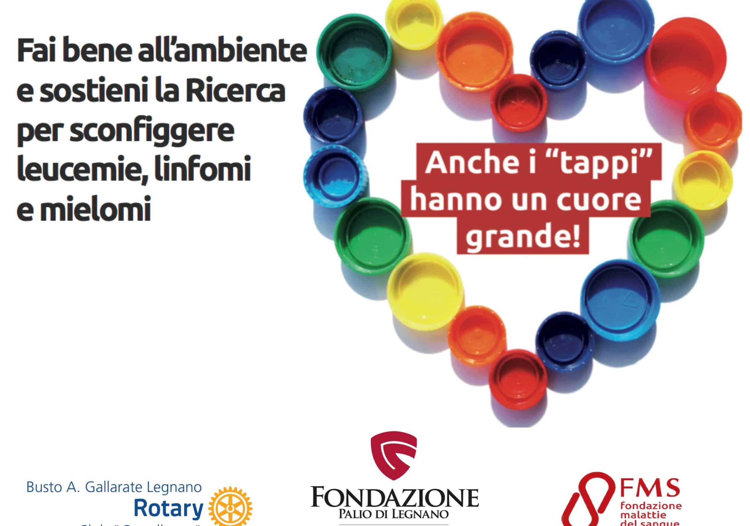Rotary Club Castellanza, Fondazione Palio di Legnano e Fondazione Malattie del sangue insieme per l’ambiente e la cura delle malattie oncologiche