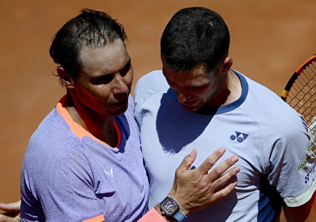 Atp Roma, la (troppo) dura lezione di Hurkacz a Rafa Nadal