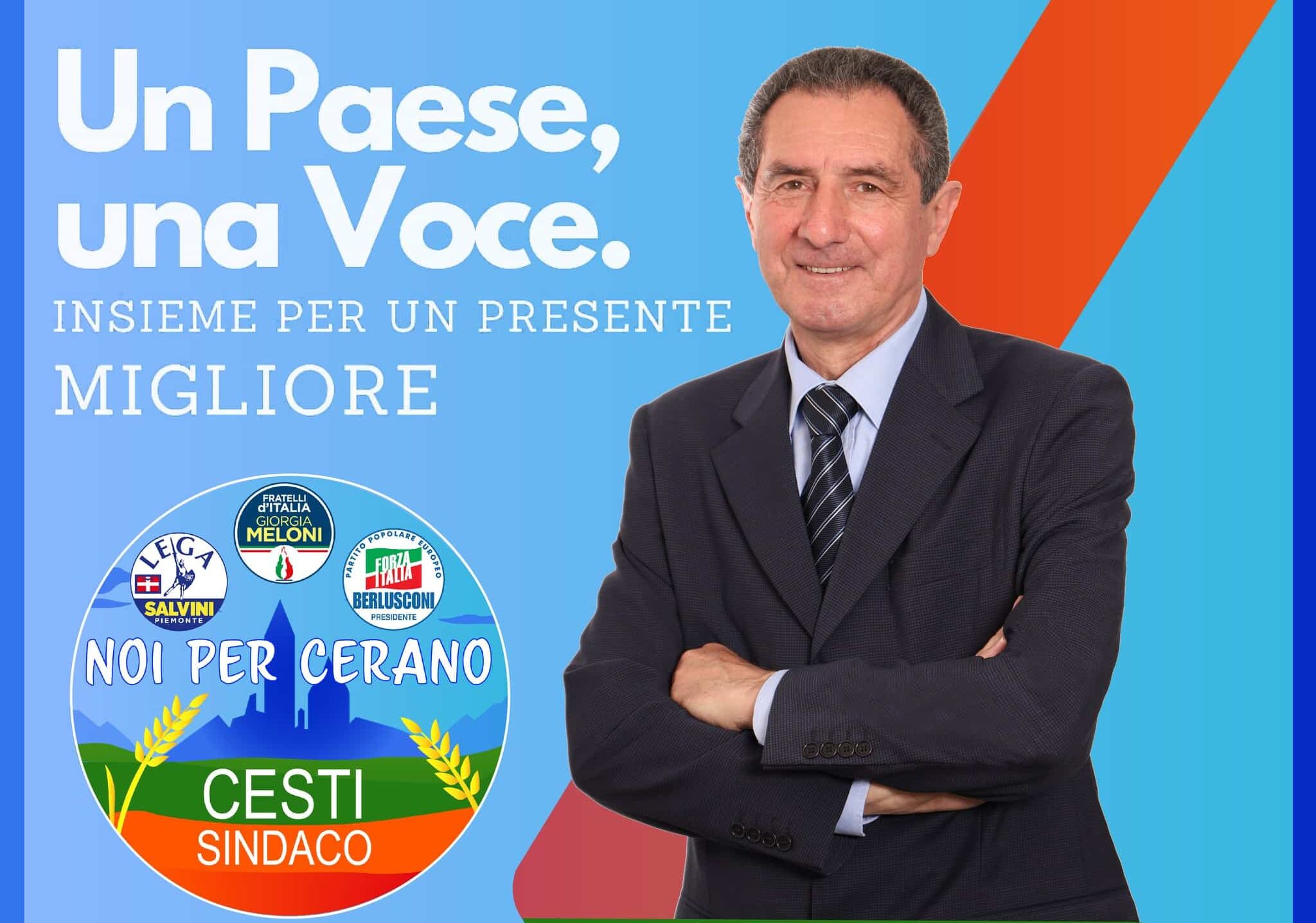 A Cerano vince il Centrodestra. Mauro Cesti Sindaco