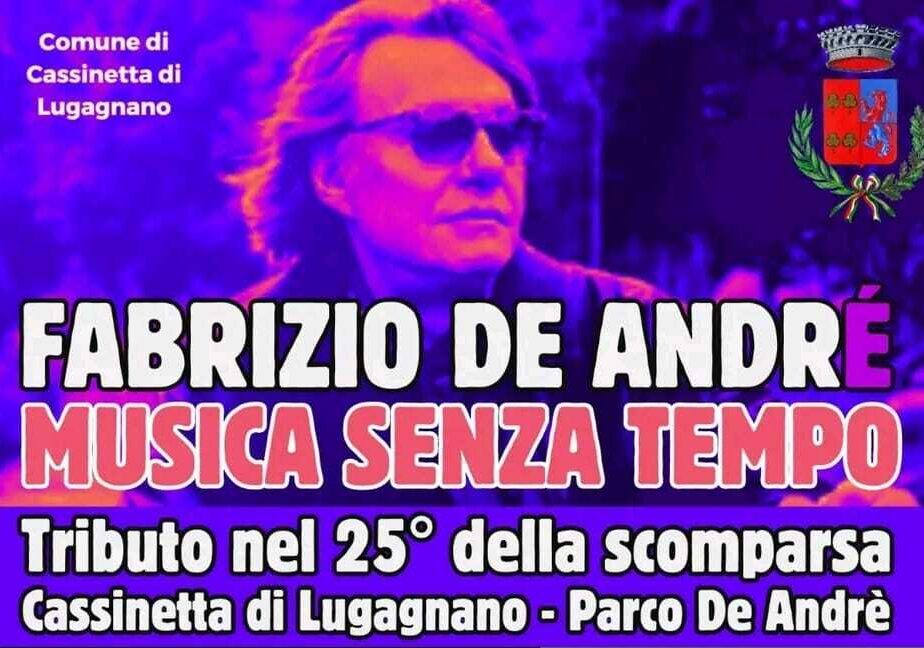 A Cassinetta di Lugagnano sabato 29 giugno tributo a Fabrizio De Andrè