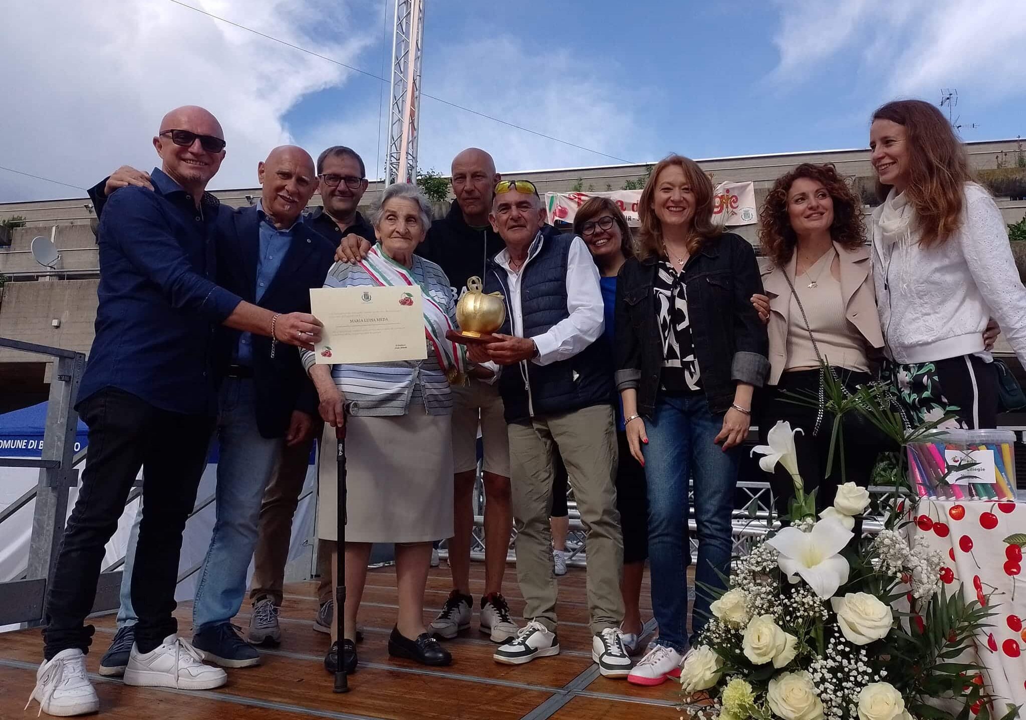 Bareggio, Ciliegia d’Oro a Maria Meda
