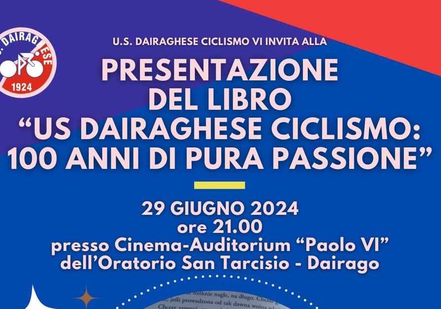 Cento anni di ciclismo a Dairago: il libro
