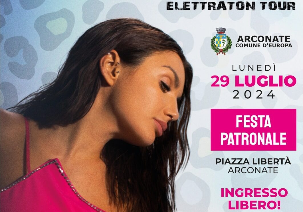 Arconate: conto alla rovescia per Elettra Lamborghini alla Patronale di lunedì 29 luglio