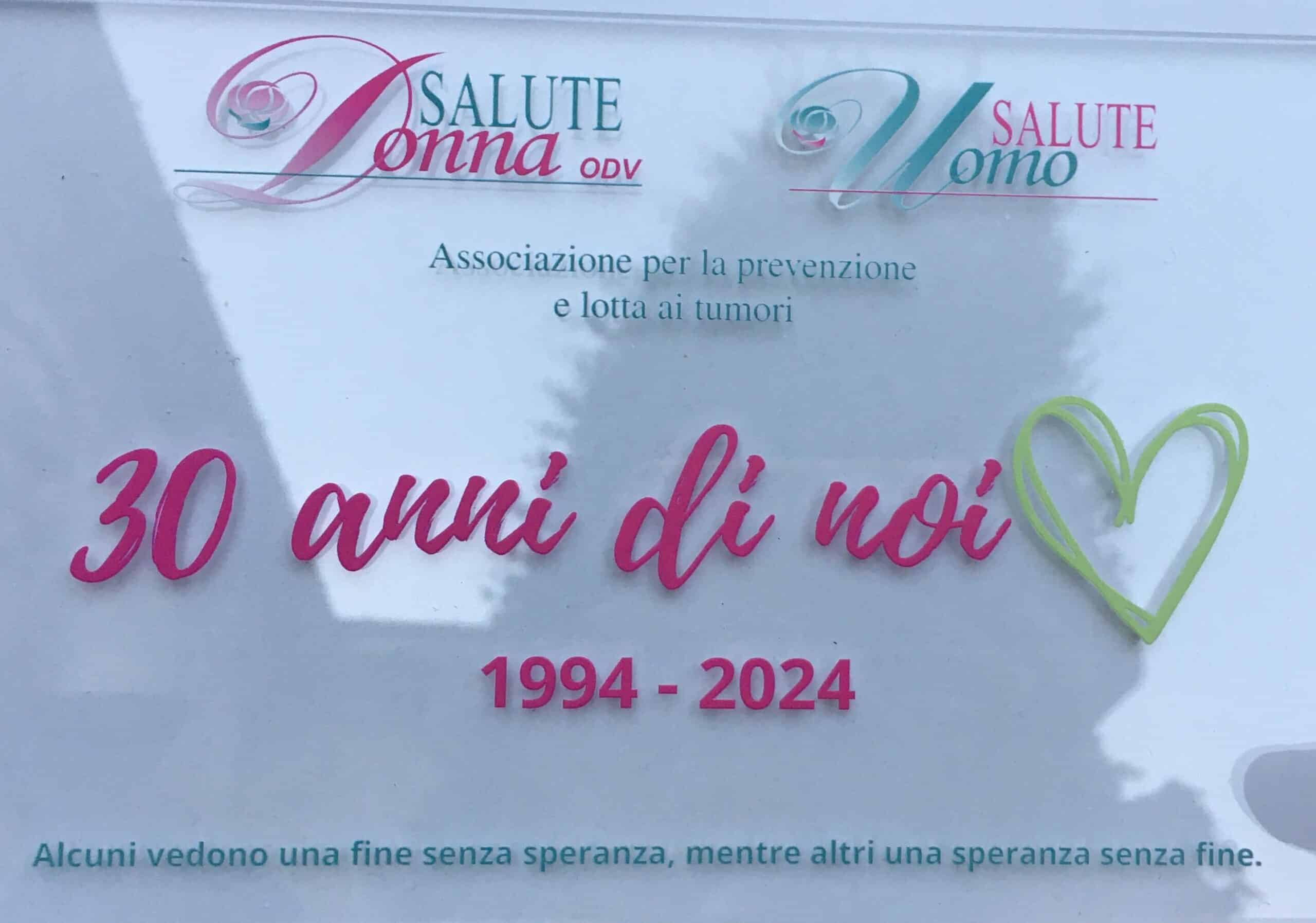 Il grazie a Salute Donna per i 30 anni sul territorio e nuovi progetti insieme ad Aicit