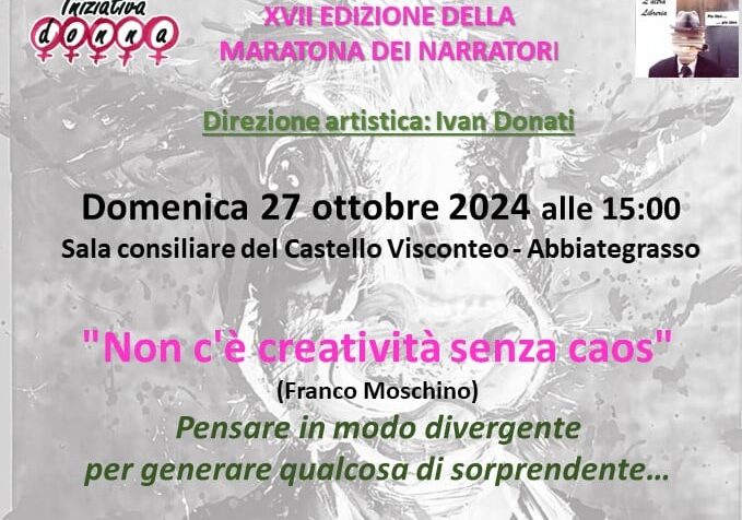 Abbiategrasso, Maratona Narratori 2024 dedicata a Franco Moschino