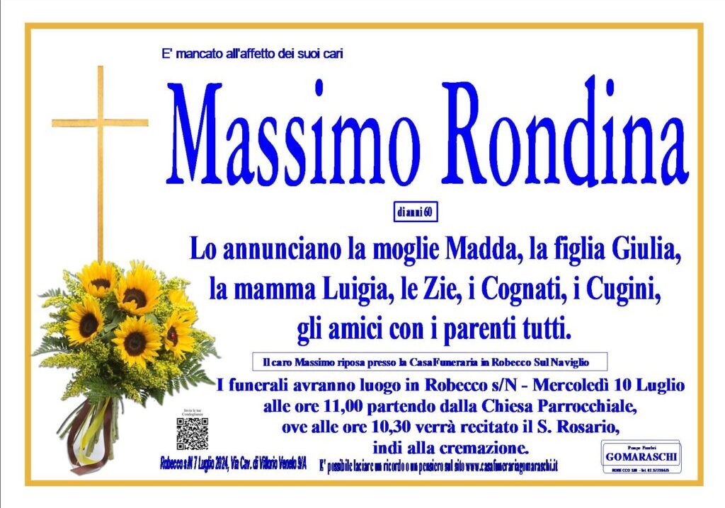 Addio a Massimo Rondina da Rubec, lo piangono (anche) i suoi amati boschi