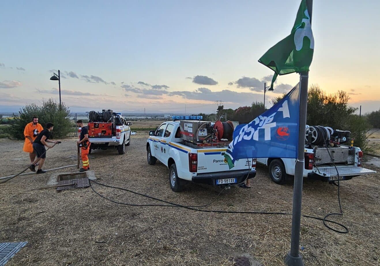 156 volontari antincendio dalla Lombardia in Sardegna: c’è anche il Parco Ticino