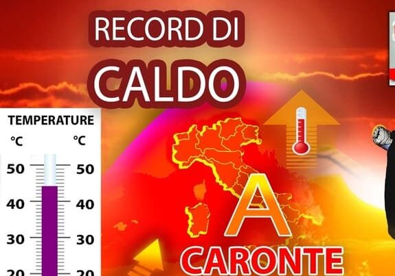 Arriva Caronte, temperature fino a 40 gradi