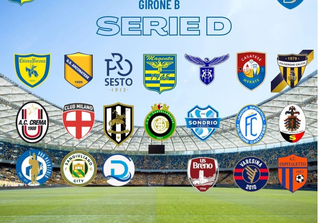 Calcio Serie D.  Ecco le avversarie del Magenta