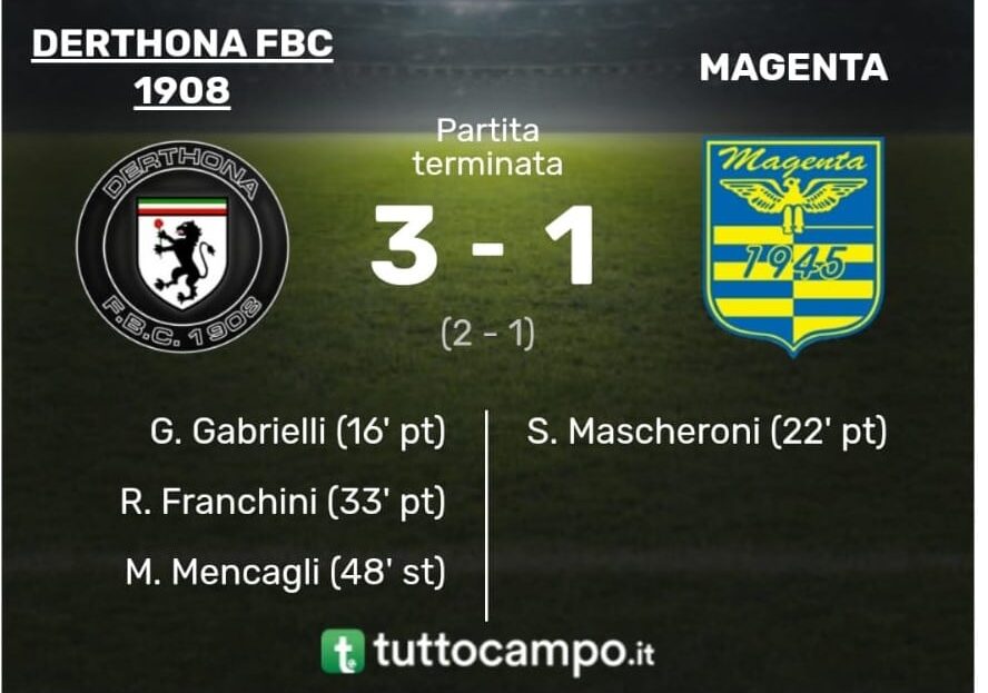 Magenta Calcio: debutto amaro in Coppa Italia con il Derthona