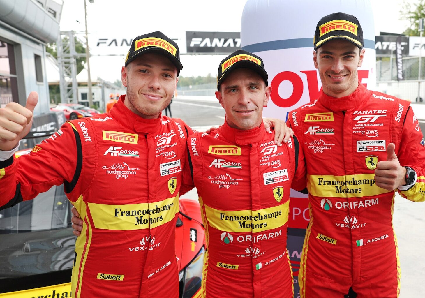 Pole e podio a Monza per Rovera su Ferrari nel GT World Challenge