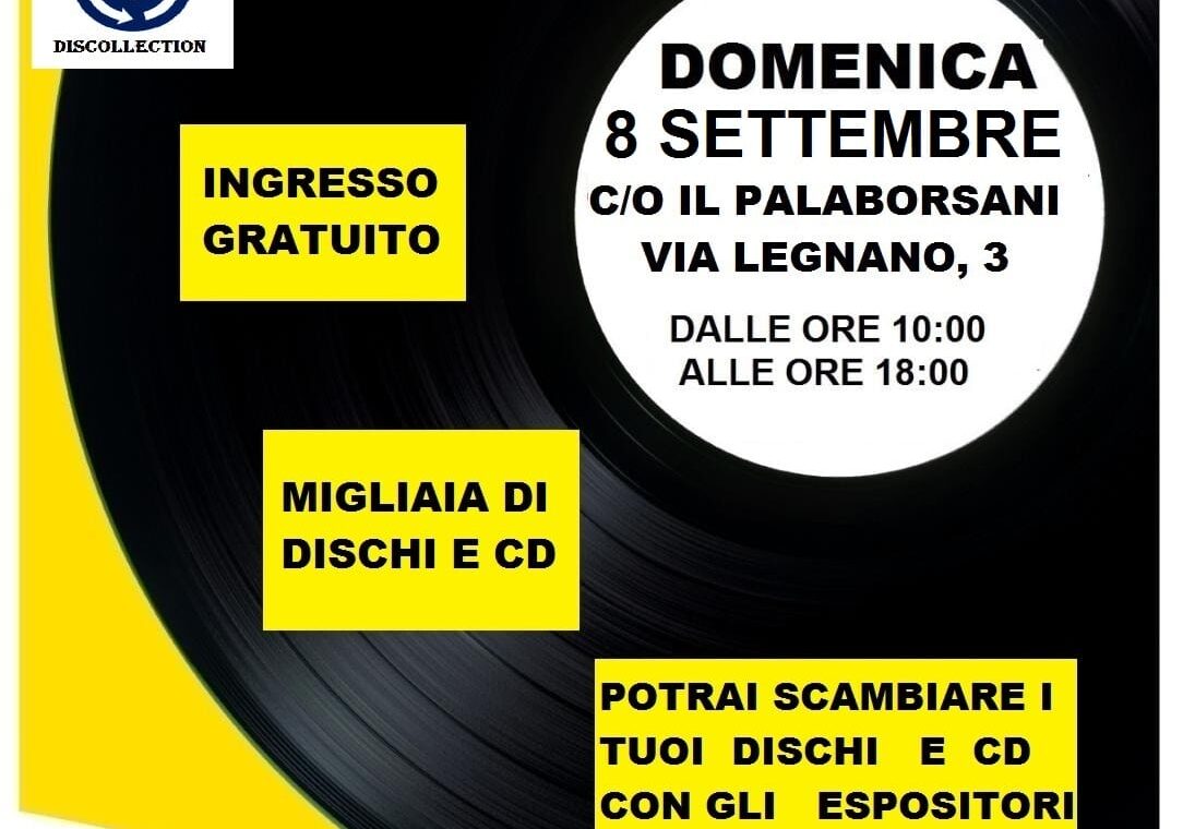 La mostra del vinile domenica 8 Settembre arriva a Castellanza
